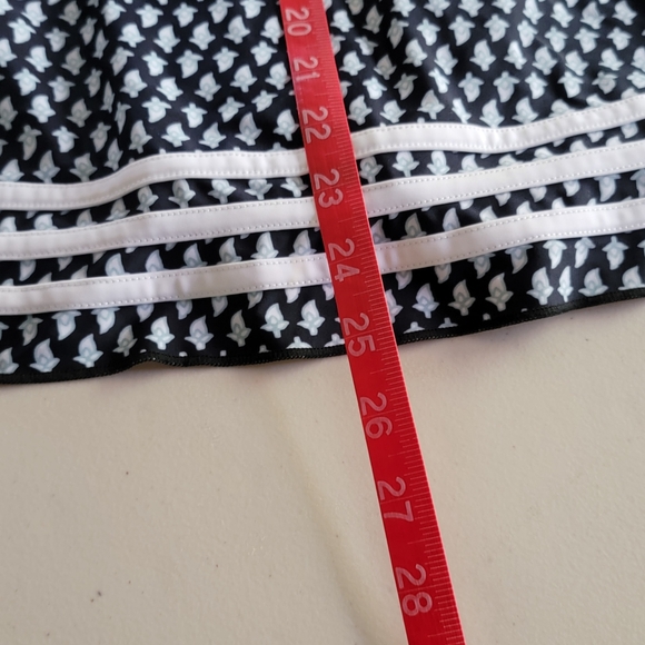 Shore Shapes Black and White Patterned Lined Swimwear Size 16 - Picture 7 of 8